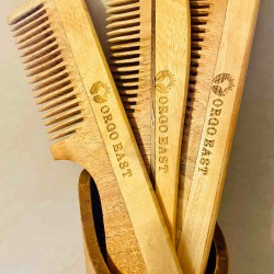 Combo Pack of 3-Herbal Oil Treated Neem Combs