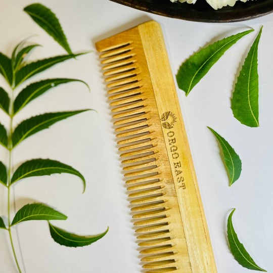 Lily Herbal Oil Treated Neem Comb