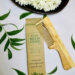 Handle Herbal Oil Treated Neem Comb
