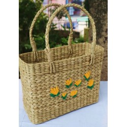 Kauna Basket with Embroidery