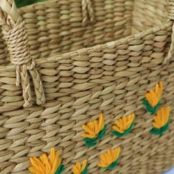 Kauna Basket with Embroidery