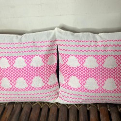 Cotton/Cotton Handloom Cushion Cover Single piece