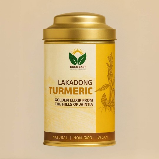 Premium Lakadong Turmeric– Golden Elixir from the Hills of Jaintia 7-12% Curcumin
