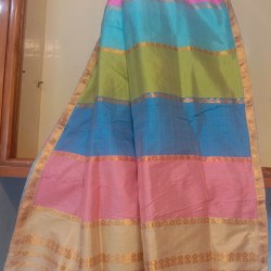 Handwoven Lehnga/Mekhela Dupatta Multi Colour