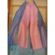 Handwoven Lehnga/Mekhela Dupatta Pink and Blue