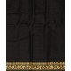 Black and Golden Handloom mulberry silk assam saree
