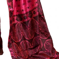 Pink black silk handloom assam saree